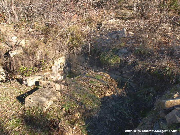 EXCAVACIN DE LA CABECERA HACIA SU NGULO NORESTE